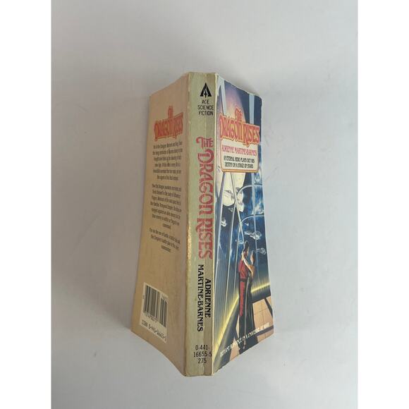 Vintage Paperback Book - The Dragon Rises - Adrienne Martine-Barnes - 1983 Ace - Picture 3 of 6